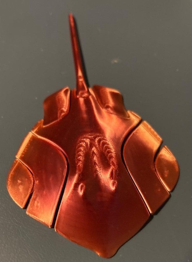 Beoals Articulated Manta Ray Toy Model - Flexible Ocean Animal Figure - 3D Printed Sea Creature Toy for Kids & Adults - Realistic Underwater Marine Life Educational Toy - Image 1